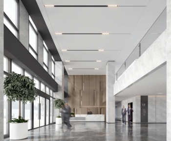 Modern Office Reception Desk-ID:507975101