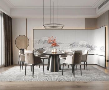 New Chinese Style Dining Room-ID:202090027
