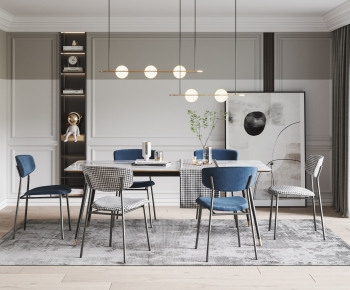 Modern Dining Table And Chairs-ID:434592968