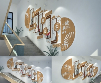 New Chinese Style Culture Wall-ID:829809906