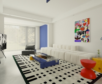 Modern A Living Room-ID:480399164