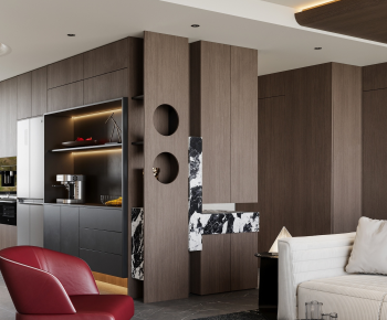 Modern A Living Room-ID:405179023