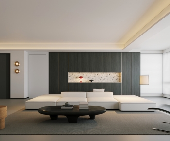 Modern A Living Room-ID:690865991