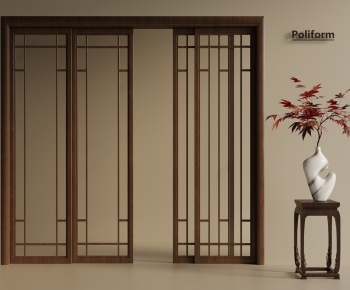 New Chinese Style Sliding Door-ID:886454115