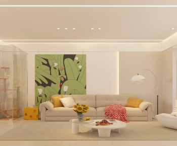 Modern A Living Room-ID:480767011