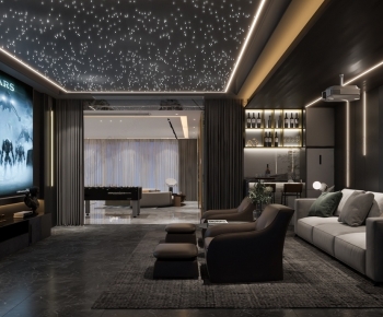 Modern Audiovisual Room-ID:140942106