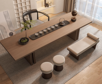 New Chinese Style Tea Tables And Chairs-ID:539839032