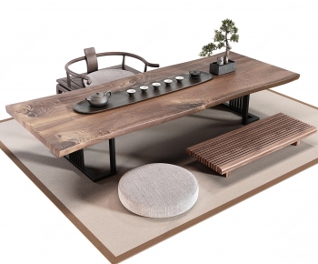 New Chinese Style Tea Tables And Chairs-ID:684144977