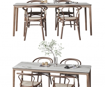 Modern Dining Table And Chairs-ID:153114081