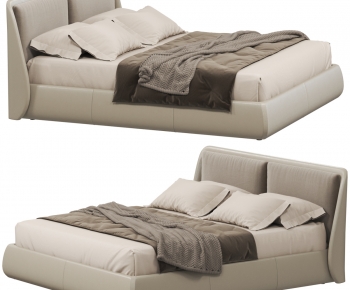 Modern Double Bed-ID:766973025