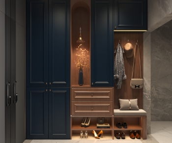 French Style Shoe Cabinet-ID:521310098