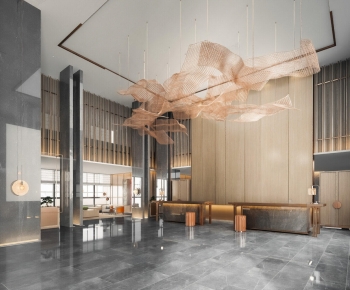 New Chinese Style Lobby Hall-ID:222623112