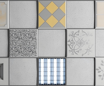 Modern Suspended Ceiling-ID:415474892