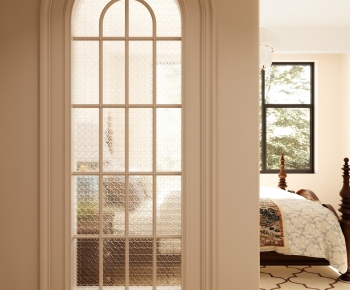 French Style Glass Screen Partition-ID:629324917