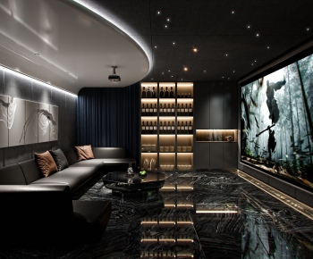 Modern Audiovisual Room-ID:932816039