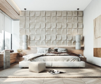 Wabi-sabi Style Bedroom-ID:846868998