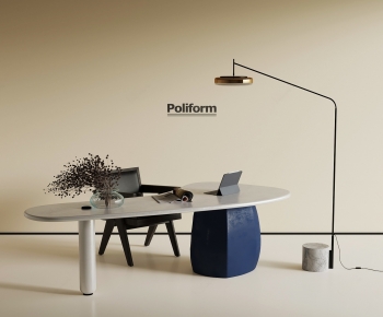 Modern Computer Desk And Chair-ID:714248903