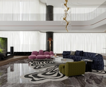 Modern A Living Room-ID:241339924