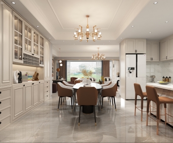 American Style Dining Room-ID:856229073