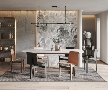 Modern Dining Room-ID:712105048