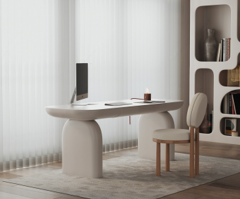 Modern Computer Desk And Chair-ID:165826083