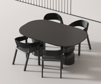 Modern Dining Table And Chairs-ID:249034882