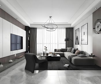 Modern A Living Room-ID:893850389