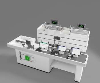 Modern Reception Desk-ID:618124964