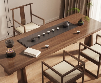 New Chinese Style Tea Tables And Chairs-ID:867538934