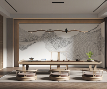 New Chinese Style Tea House-ID:718573095
