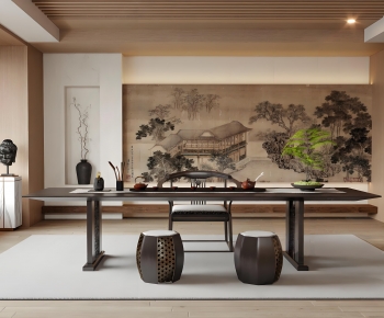 New Chinese Style Tea House-ID:368619927