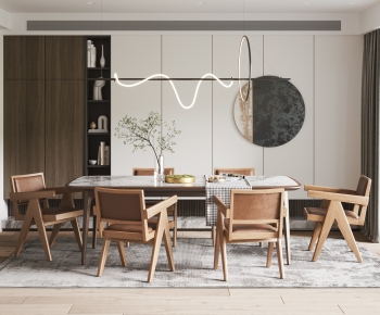 Modern Dining Table And Chairs-ID:149781945