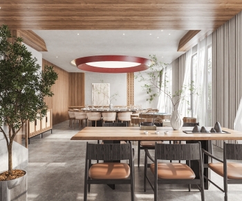 Wabi-sabi Style Restaurant Box-ID:214734086