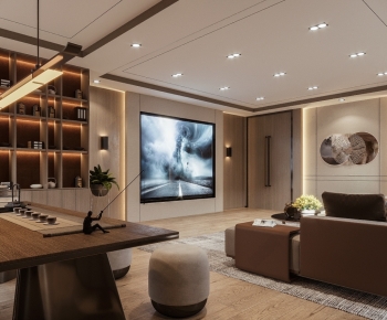 New Chinese Style Audiovisual Room-ID:455832008