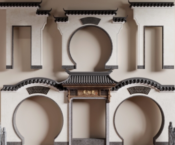 Chinese Style Building Component-ID:982768062