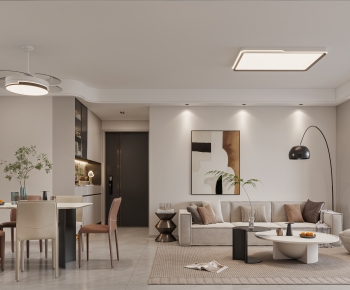 Modern A Living Room-ID:488907106