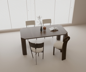 Modern Dining Table And Chairs-ID:765841014