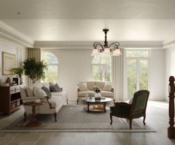 American Style A Living Room-ID:216401107