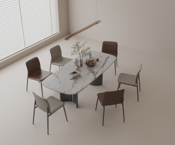 Modern Dining Table And Chairs-ID:117202049