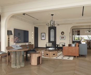 French Style A Living Room-ID:968003992