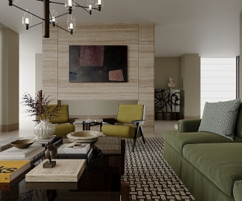 Modern A Living Room-ID:181279236