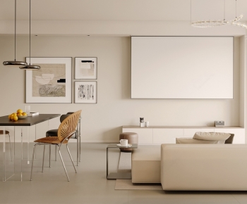 Modern A Living Room-ID:498863947