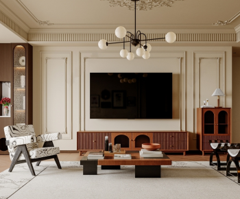 French Style A Living Room-ID:139345888