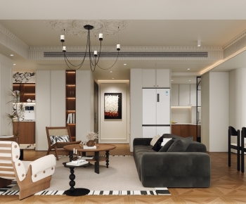 French Style A Living Room-ID:811213972