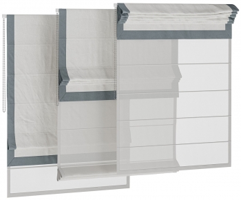 New Chinese Style Roman Curtain-ID:131952051