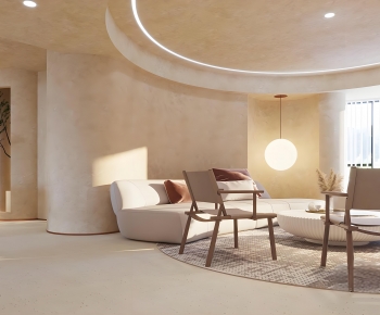 Wabi-sabi Style A Living Room-ID:730834969