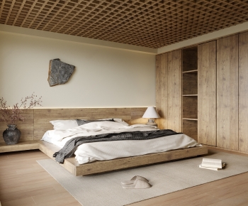 Wabi-sabi Style Bedroom-ID:169753072