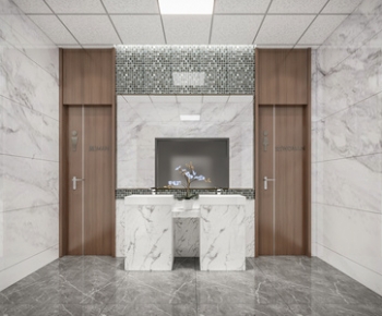 Modern Public Toilet-ID:856082928