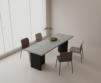 Modern Dining Table And Chairs-ID:669332034