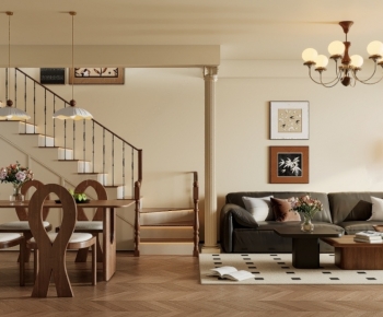 Modern A Living Room-ID:597196105